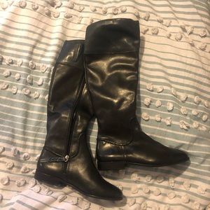 Jack Rodgers knee high leather boots.